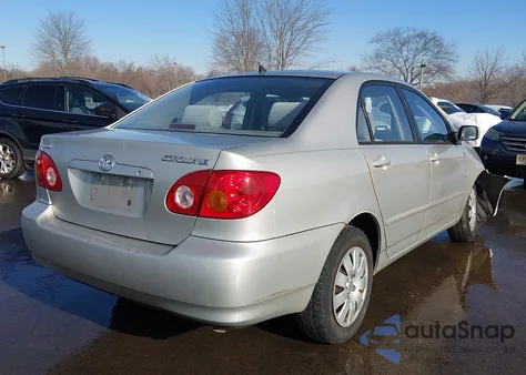 2004 Toyota Corolla Le z USA, uszkodzony, nr VIN 2T1BR32E04C205841